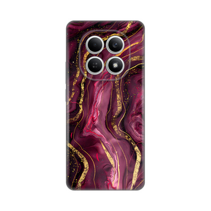 Silikonska maska / futrola print za Xiaomi Redmi Note 15 4G Burgundy.