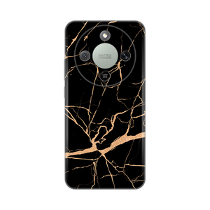 Silikonska maska / futrola print za Huawei Honor Magic 8 Lite All crni.