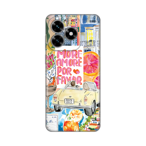 Silikonska maska / futrola print za Huawei Honor X5c Plus More Amore.