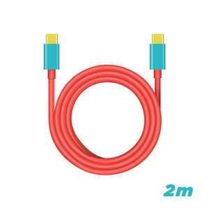 Data kabl Coteci Thunderbolt 87303 100W 4K 20Gbps PD na Type C crveni 2m.
