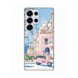 Silikonska maska / futrola print za Samsung S938 Galaxy S25 Ultra Pink Italy.