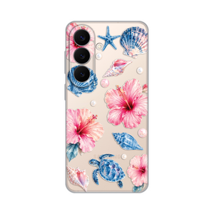 Silikonska maska / futrola print ultra tanka za Samsung S941 Galaxy S26 Hibiscus Sea.