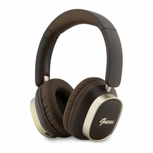 Bluetooth slusalice Guess ENC Rectangle Metal Script braon(GUBHV28HGCSMW).