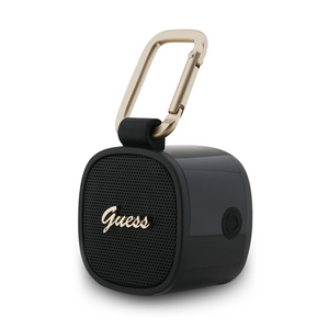 Bluetooth zvucnik Guess Magsafe Script Logo crni sa kukom (GUWSB4HGSPLK).