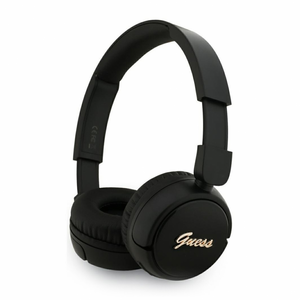 Bluetooth slusalice Guess Script Metal Logo crne (GUBHV6SCK).