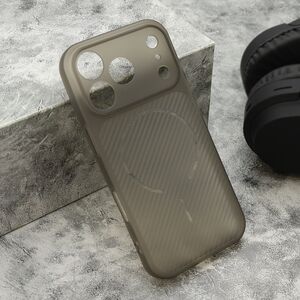 Maska / futrola AIR STRIPE za iPhone 17 Pro crna (MS).