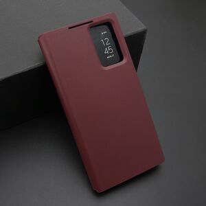 Maska / futrola na preklop Smart Window za Samsung Galaxy S23 Ultra 5G bordo (MS).