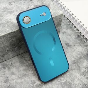 Maska / futrola COLOR METAL Magsafe za iPhone 17 Air tirkizna (MS).