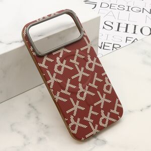 Maska / futrola MONOGRAM MagSafe za iPhone 17 Pro Max (6.9) crvena (MS).