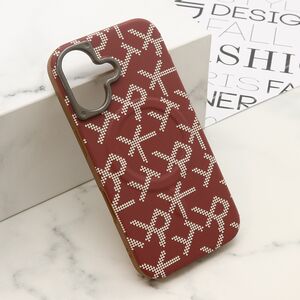 Maska / futrola MONOGRAM MagSafe za iPhone 17 crvena (MS).