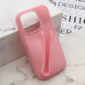 Maska / futrola LIPSTICK za iPhone 15 Pro (6.1) pink (MS).