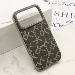 Maska / futrola MONOGRAM MagSafe za iPhone 17 Pro siva (MS).