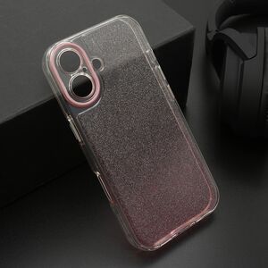 Maska / futrola OMBRE GLITTER za iPhone 17 roze (MS).