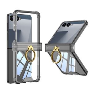 Maska / futrola RING LINES II za Samsung F751B Galaxy Z Flip 7 5G crna (GKK case) (MS).