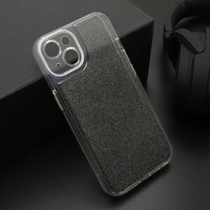 Maska / futrola OMBRE GLITTER za iPhone 13 (6.1) crna (MS).