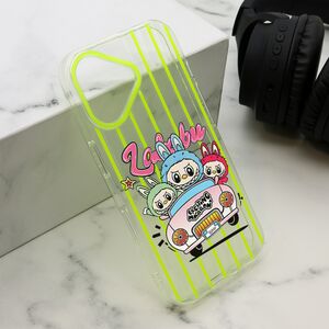 Maska / futrola print PARTY za iPhone 16 (6.1) zuta LBB004 (MS).