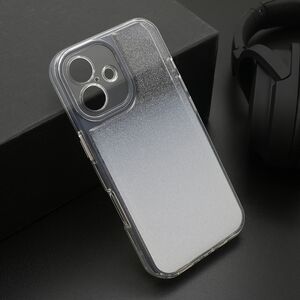 Maska / futrola OMBRE GLITTER za iPhone 16 (6.1) bela (MS).