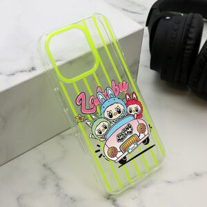Maska / futrola print PARTY za iPhone 16 Pro (6.3) zuta LBB004 (MS).