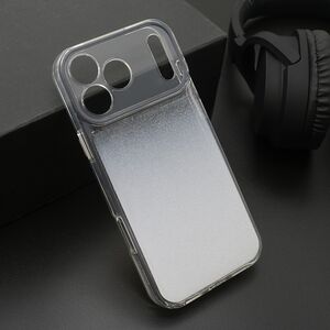 Maska / futrola OMBRE GLITTER za iPhone 17 Pro Max (6.9) bela (MS).