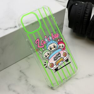 Maska / futrola print PARTY za iPhone 15 zelena LBB004 (MS).