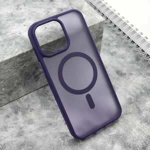 Maska / futrola SILKY MAGSAFE mat za iPhone 15 Pro Max (6.7) ljubicasta (MS).