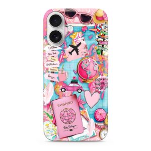 Maska / futrola ultra tanka print providna za iPhone 16 (6.1) SP029 (MS).