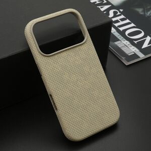 Maska / futrola WOVEN TOUCH MagSafe za iPhone 17 Pro siva (MS).