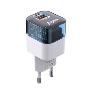 Kuciste punjaca Superior SU-P105 30W USB A+Type C belo (MS).