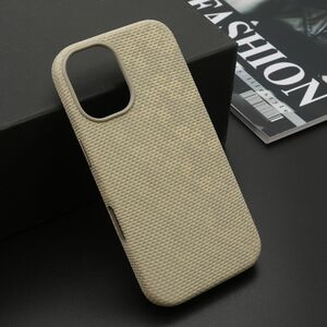 Maska / futrola WOVEN TOUCH MagSafe za iPhone 17 siva (MS).