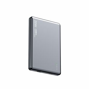 Back Up Baterija MagSafe Moxom MX-PB212 Ultra Thin PD20W + wireless 15W 5000mAh sivi (MS).