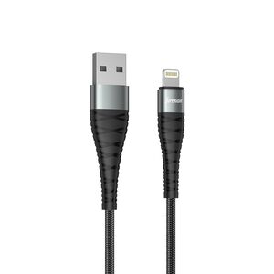 USB data kabl Comicell Superior CO-BX32 5A Lightning crni (MS).