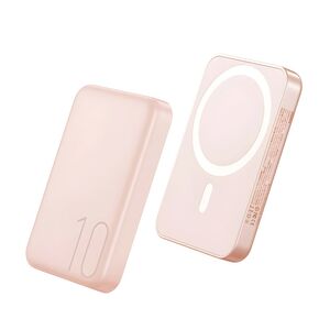 Back Up Baterija MagSafe REMAX Usion RPP-65 PD20W + wireless 15W 10000mAh roze (MS).