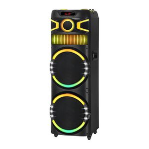 Zvucnik bluetooth NDR-M22003 100W 2*12 inca sa dva mikrofona crni (MS).
