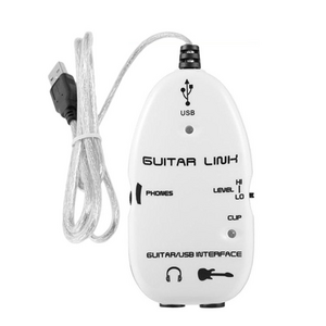 Adapter USB PC interfejs za gitaru Guitar link JWD-U81 beli.