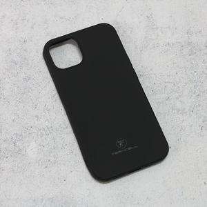 Silikonska maska / futrola Teracell Giulietta za iPhone 13 mat crna.