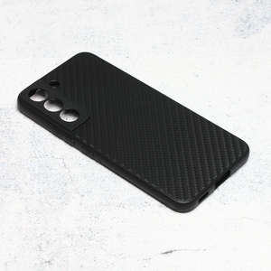 Maska / futrola Carbon fiber za Samsung Galaxy S22 5G crna.