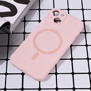 Maska / futrola Magsafe Pure color za iPhone 15 6.1 roze.