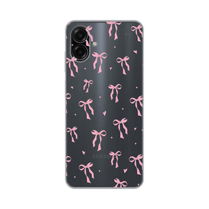 Silikonska maska / futrola print ultra tanka za Samsung A075F Galaxy A07 Cute Bow.
