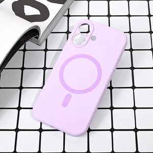 Maska / futrola Magsafe Pure color za iPhone 17 6.3 lila.