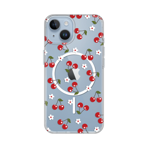 Maska / futrola print Magsafe za iPhone 13/14 6.1 Cute Cherries.