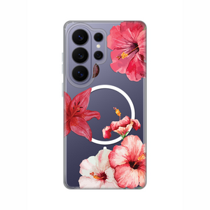 Maska / futrola print Magsafe za Samsung S948 Galaxy S26 Ultra Hibiscus.