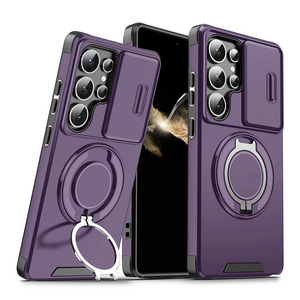 Maska / futrola CamShield Ring stand za Samsung S948 Galaxy S26 Ultra ljubicasta.