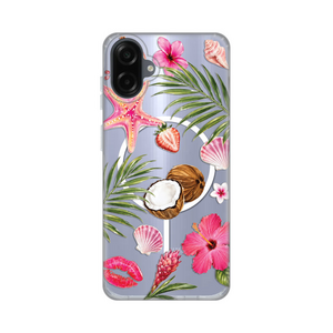 Maska / futrola print Magsafe za Samsung A075F Galaxy A07 Coconut Paradise.
