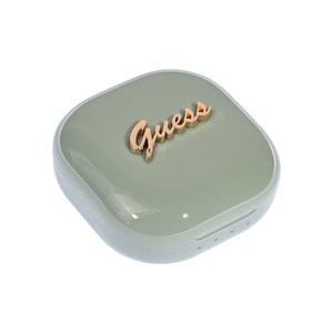 Bluetooth slusalice Guess Script Metal Logo zelene (GUTWSJ7BTE4GN).
