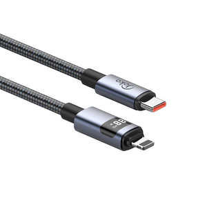 Data kabl KONFULON DL95, LCD displej Display, 27W, Type C na Lightning 1m.