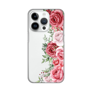 Silikonska maska / futrola print ultra tanka za iPhone 14 Pro Wild Roses.