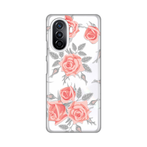 Silikonska maska / futrola print ultra tanka za Huawei Nova Y70/Nova Y70 Plus Elegant Roses.