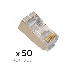 Konektor RJ45 metal CAT 6 8P8C JWD-AD82 50 kom.