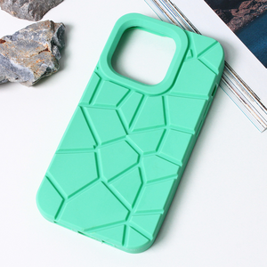 Maska / futrola Color Stone za iPhone 14 Pro mint.