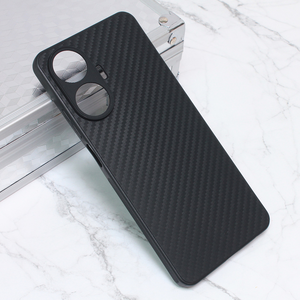 Maska / futrola Carbon fiber za Realme C55 crna.